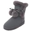 Women Snow Boots Fur Pompon Boots Winter Warm Shoes Thicken Fur Linner Shoes