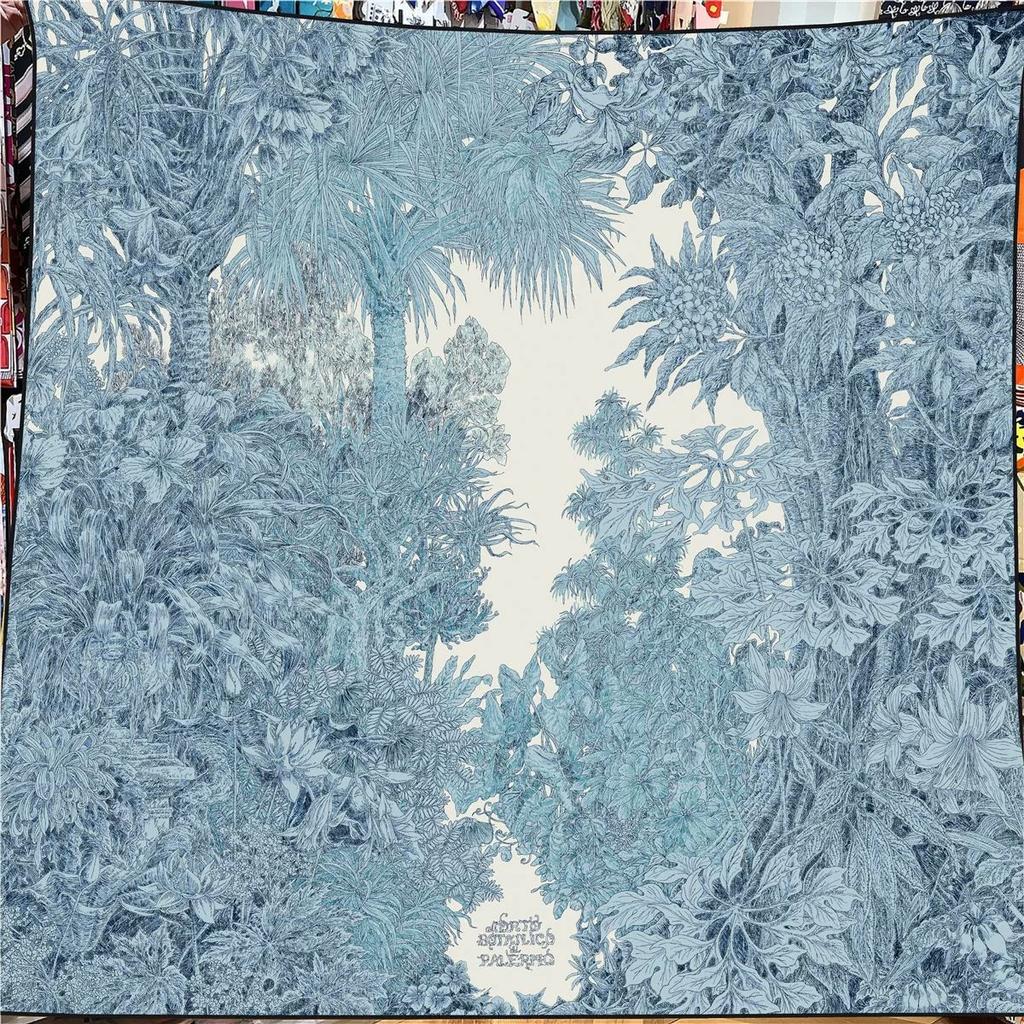 130Cm Autumn Winter Warm Scarf Women Immitation Silk Cashmere Square Scarf Shawl Luxury Large Scarf Wraps Pashmina Stole