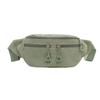 Minimalist Black Fashion Waist Bag With Polyester Material For Casual Streetwear