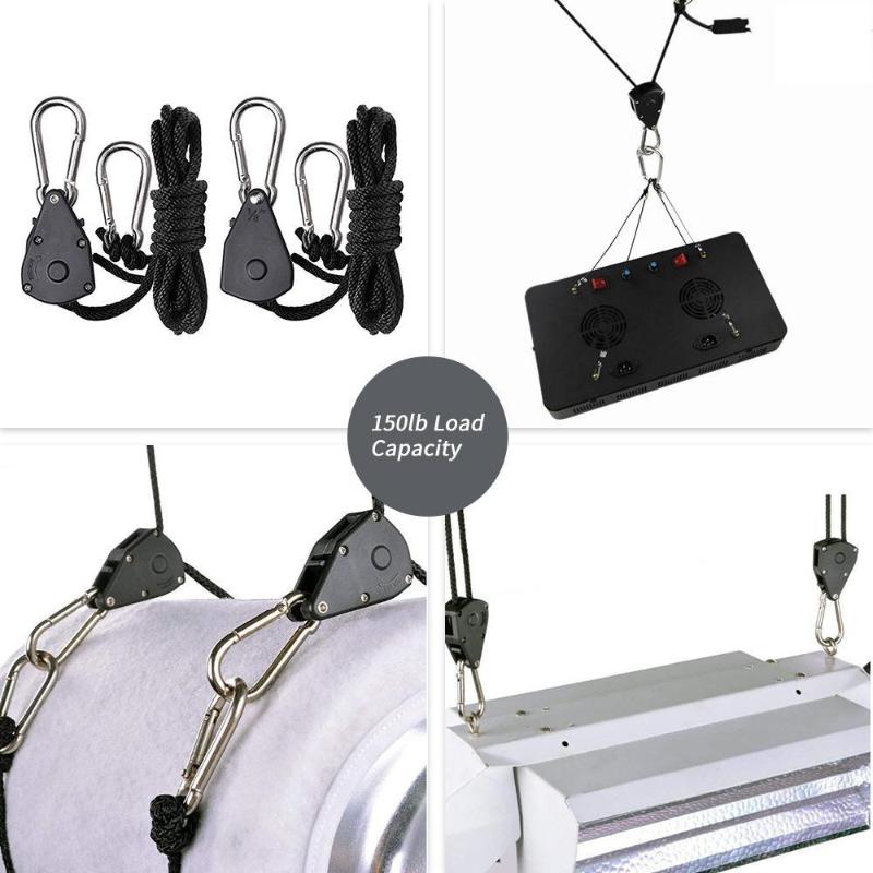 Pulley Ratchets Rope Lock Tie Down Strap 1 8 Inch Adjustable Hanger Strong Suspension for Kayak Camping Canoe Equipment Fastening