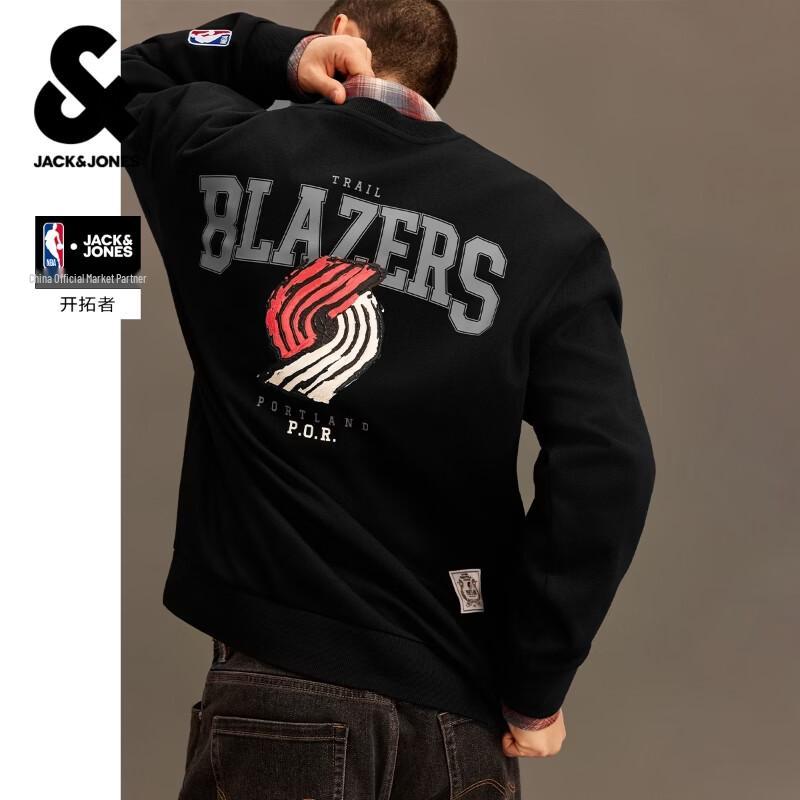 

JACK&JONES Men s NBA Trail Blazers Printed Sweatshirt M