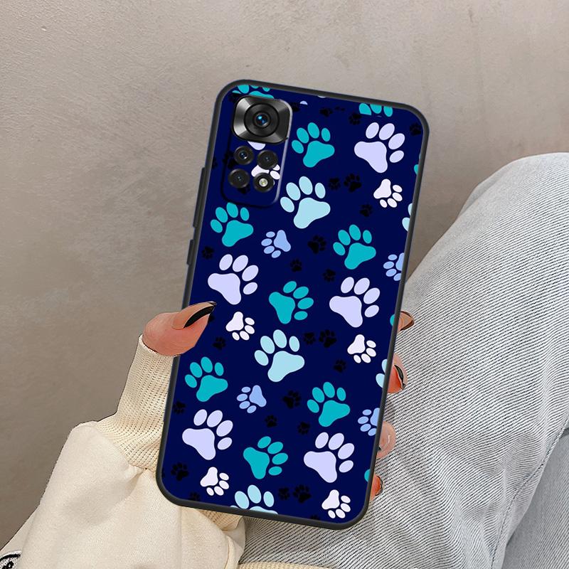 Dog Paw For Xiaomi Redmi Note 14 13 9 10 11 12 15 Pro Plus Case Cover For Redmi 15 C 13C 12C 10C 14C