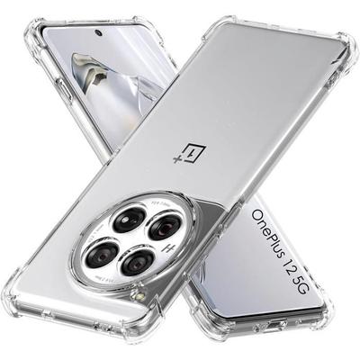 Hülle für OnePlus 12 5G - Phonillico® - Stoßfest - Weiches TPU - Transparent - Verstärkter Schutz