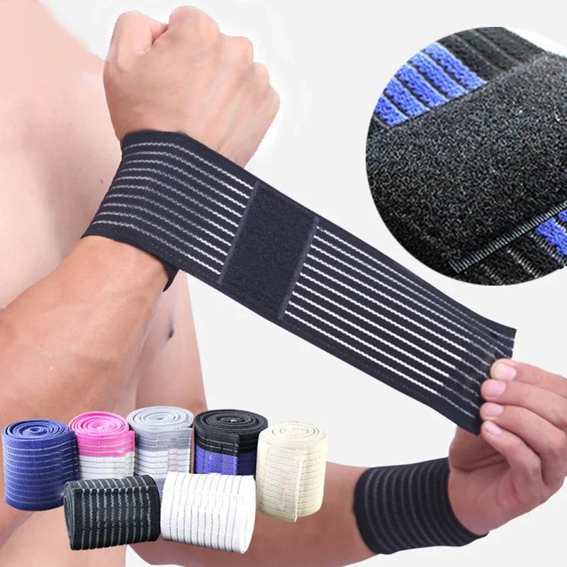 Elastic Bandage Compression Knee Support Exercise Band Knee Protector Band Ankle Leg Elbow Wrist Calf Support 1 Piece