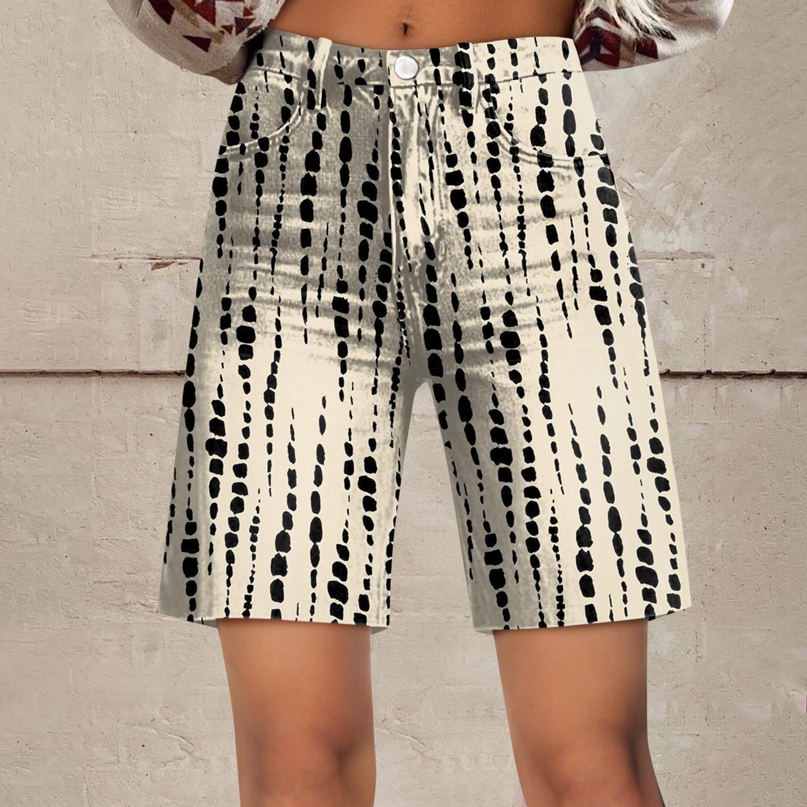 

Женские модные повседневные брюки, широкие брюки, шорты M хаки