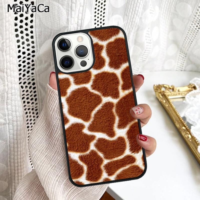 Giraffe Skin Pattern Phone Case Cover For iPhone 17 Air 16 15 6s Plus 11 12 13 14 Pro Max Shell Coque