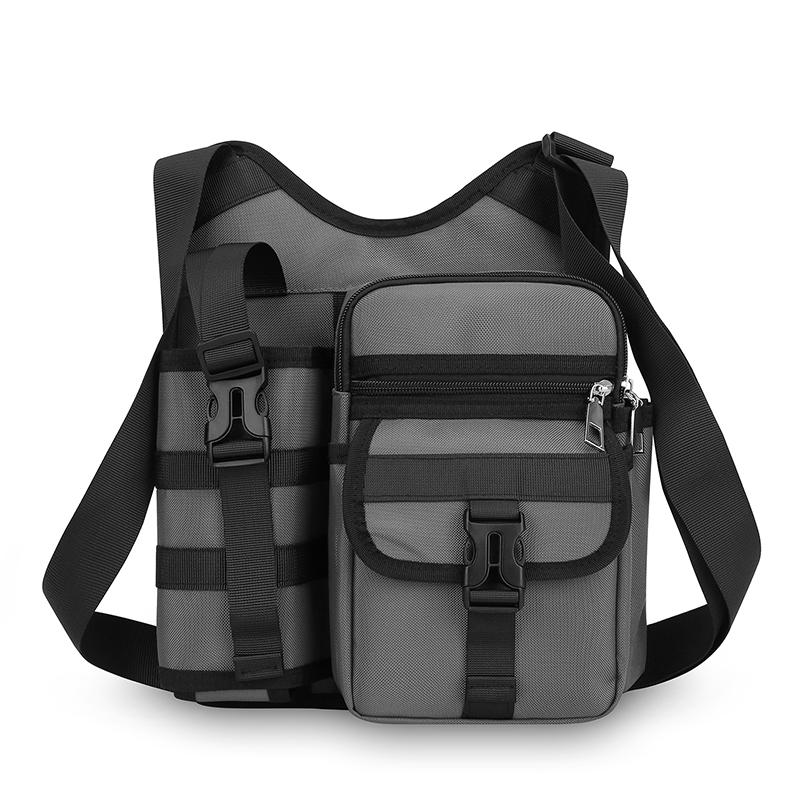Outdoor Shoulder Bag Men's Water Kettle Umbrella Crossbody Bag Large Capacity Mobile Phone Bag