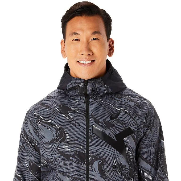 Training Wear Graphic Lining Tricot Windbreaker Hoodie 2031E270 [ASICS] A-I-M Men's