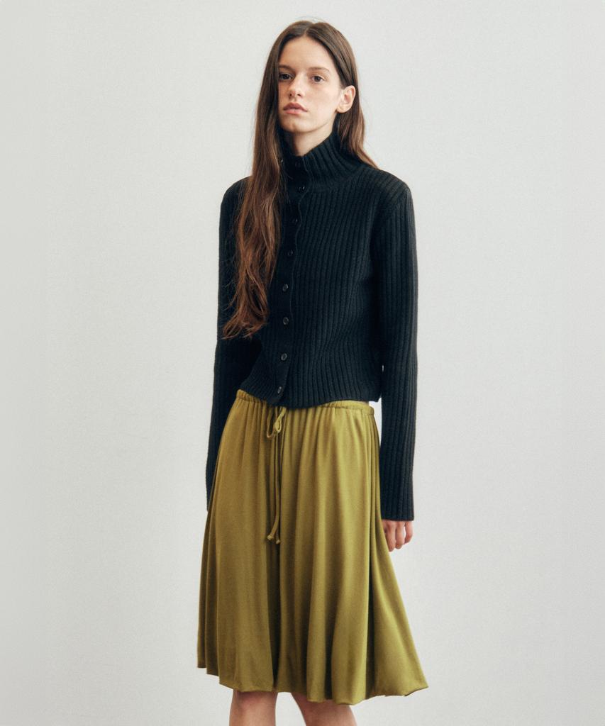 Cita Every Day Comfort Balloon Midi Skirt_Cts621(Olive)