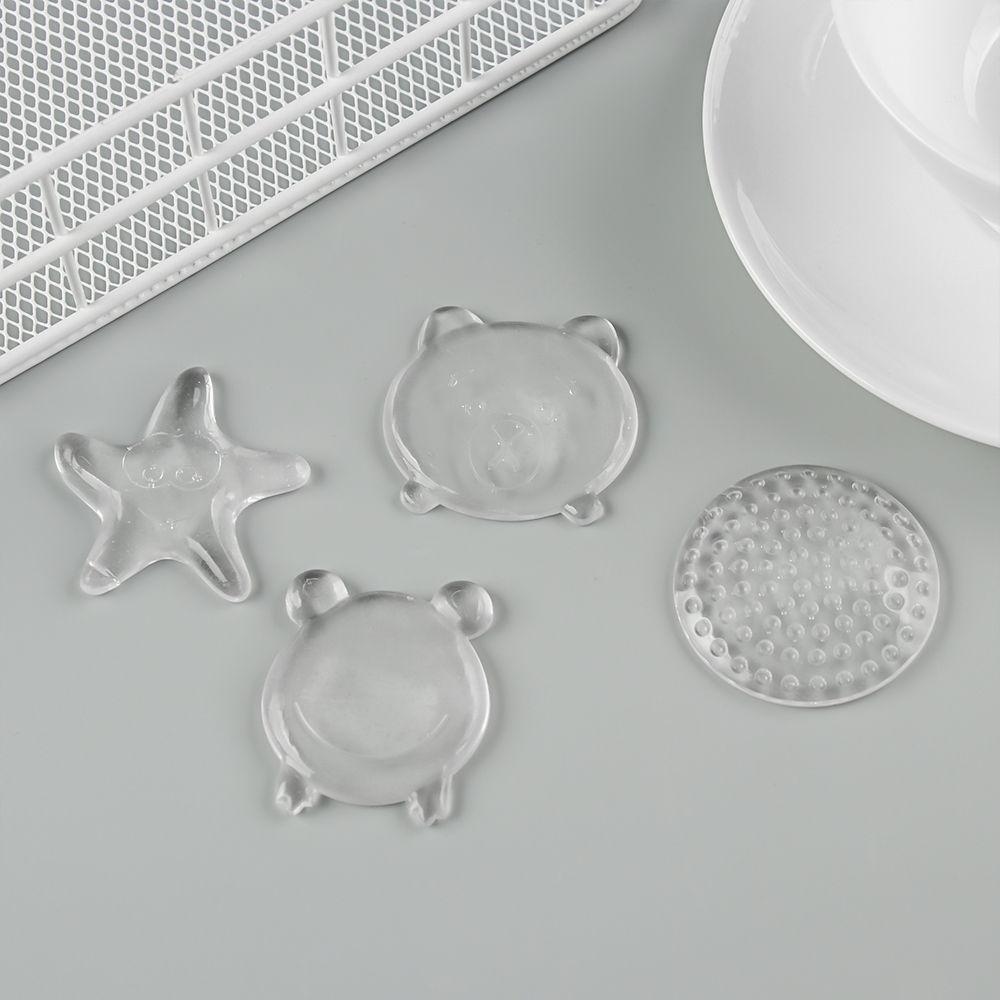 

Crash Shockproof Handle Bumpers Transparent Protection stickers Door Stops Anti Collision pads round