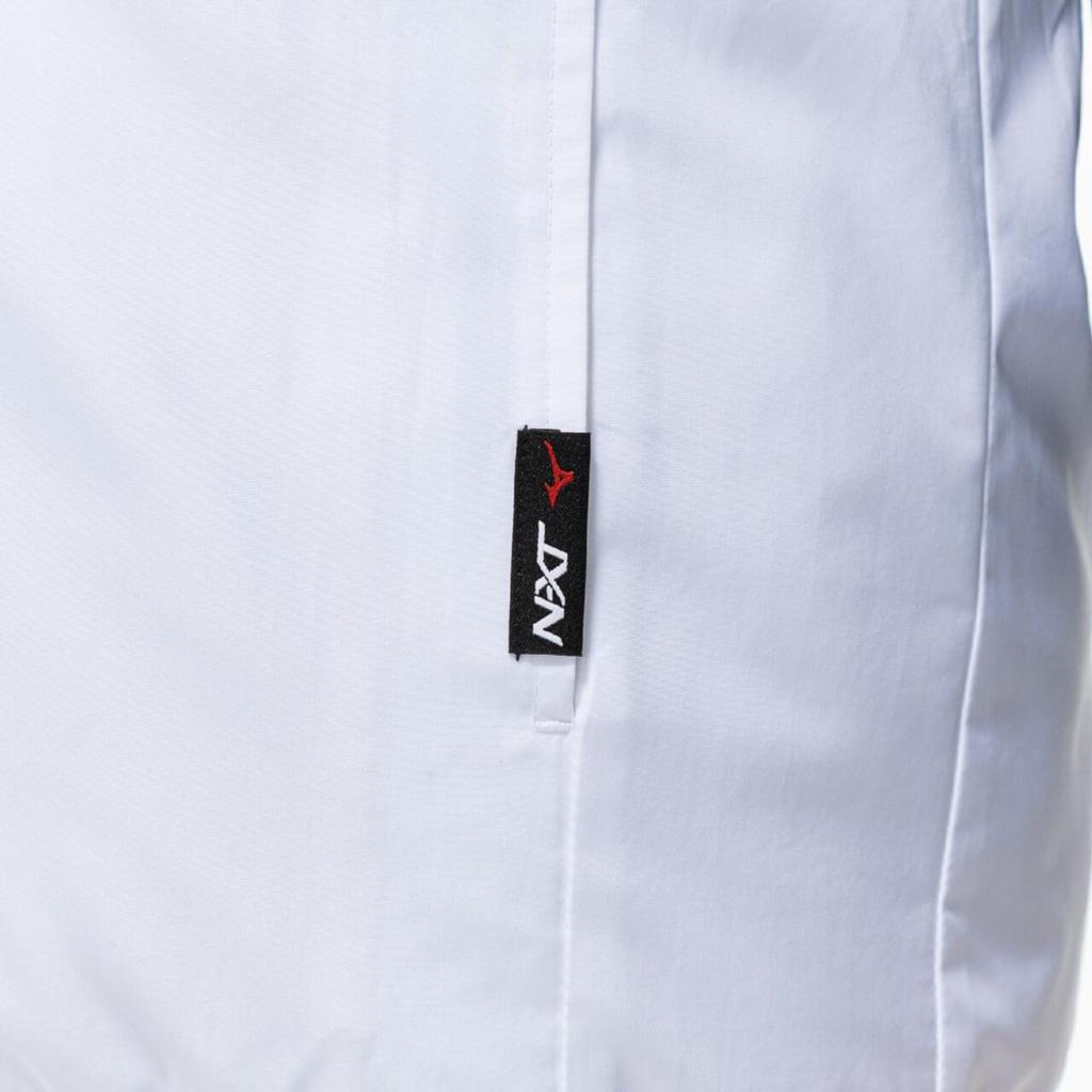 Mizuno Breath Thermo Training Size S N-XT Jacket, Heat-Generating Material, Water-Repellent, 32JEC750, Unisex, White,