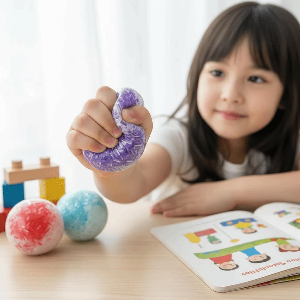 Rebound Reshape Cracking Squishy Toy Crushed Ice Sensory Fidget Ball Fidget Toy  Kids Adults