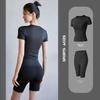 Juyitang Women's Summer Slim Fit Sexy Yoga & Running Sports Suit