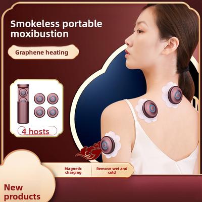 Beauty Moxibustion Sticker Removes Moisture, Portable Moxibustion, Heating Fumigation Physiotherapy Instrument, Intelligent Moxibustion Instrument