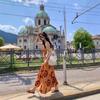 Travel Wear Seaside Vacation Temperament Printed V-Neck Dress Bohemian Beach Dress Summer