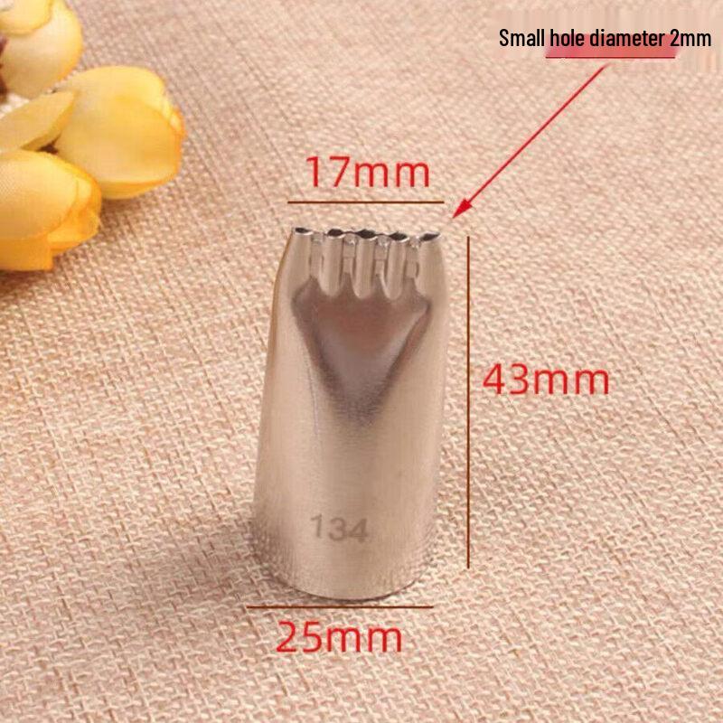 Qīwēi 32-Piece Stainless Steel Cream Cookie Decorating Tip Set