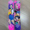 3D Cartoon Girl Knee-High Socks - Free Size for Kids