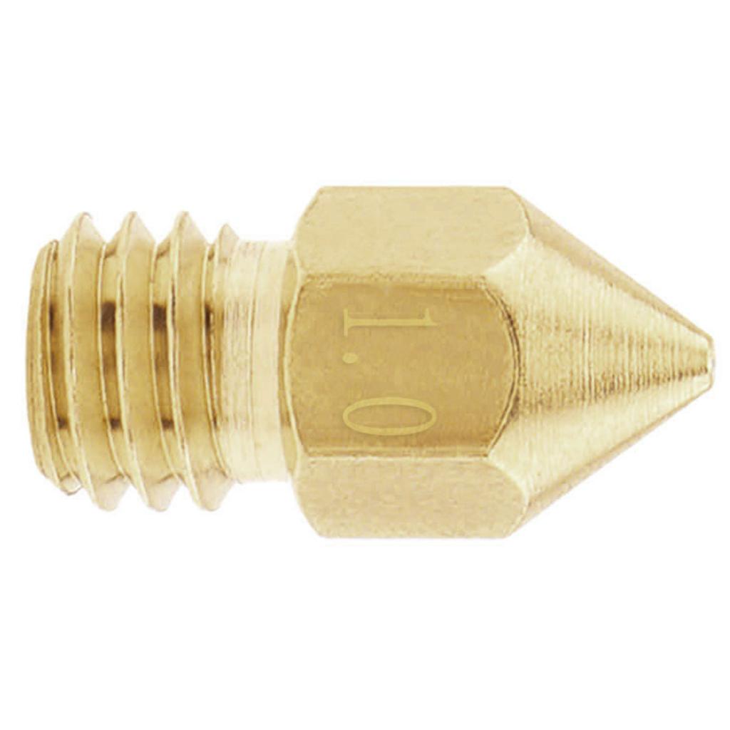 1 Stück 0,2/0,3/0,4/0,5/0,6/0,8/1 mm 3D-Drucker Messingdüse passend für Creality CR-10/Ender 3 5, MK8 Extruderdüsen