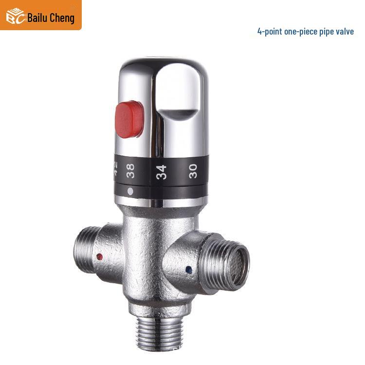 Thermostatic Shower Faucet with Exposed Pipe & Solar Water Heater Mixer