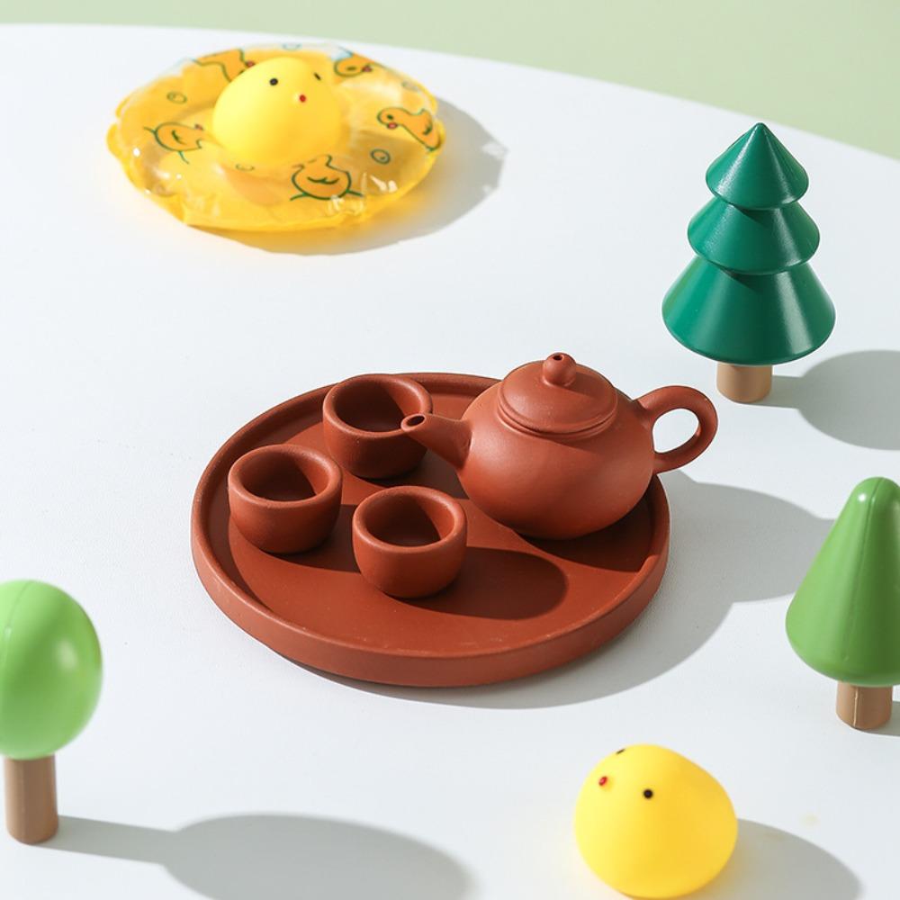 

Antique Miniature Tea Set Multipurpose Children s Tea Set Handmade Pottery Teapot for Children Style 1
