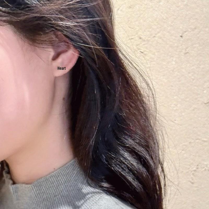 S925 Silver Needle Large Hoop Earrings - Japanese & Korean Style, Fashionable & Versatile, Celebrity-Inspired.