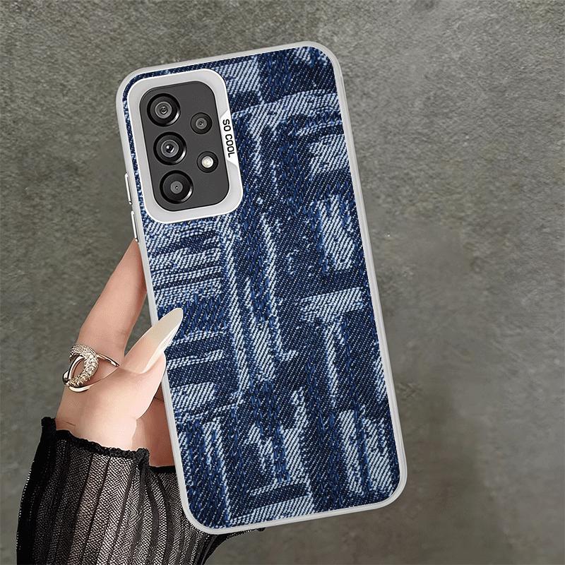 

Retro Denim Pattern Soft Phone Case for Samsung A17 A16 A15 A14 A13 A57 A56 A55 A54 A53 A37 A36 A35 A34 A33 A26 A25 A24 A23 A52 Samsung A37