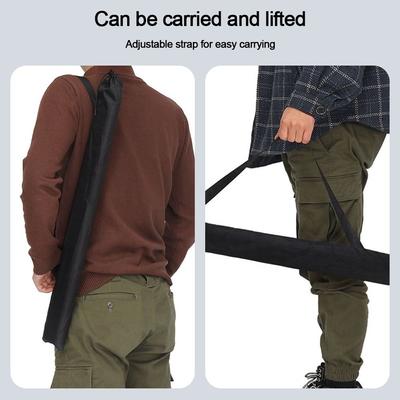 Sac de Canne à Pêche avec Bandoulière Sac de Rangement pour Parapluie Pliable Noir Housses de Protection Anti-Poussière Porte-Cannes Extérieur