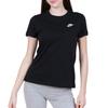Nike Solid Logo Casual Sports Short Sleeve T-Shirt Women Tops Black DN2393-010