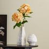 Exklusiv Retro Vit Keramisk Vas: Lyxig Blomsterarrangemangsprydnad för Heminredning