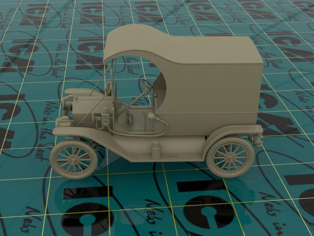 ICM Ford 1912 Light Delivery Plastic Model 24008 1/24 T-type