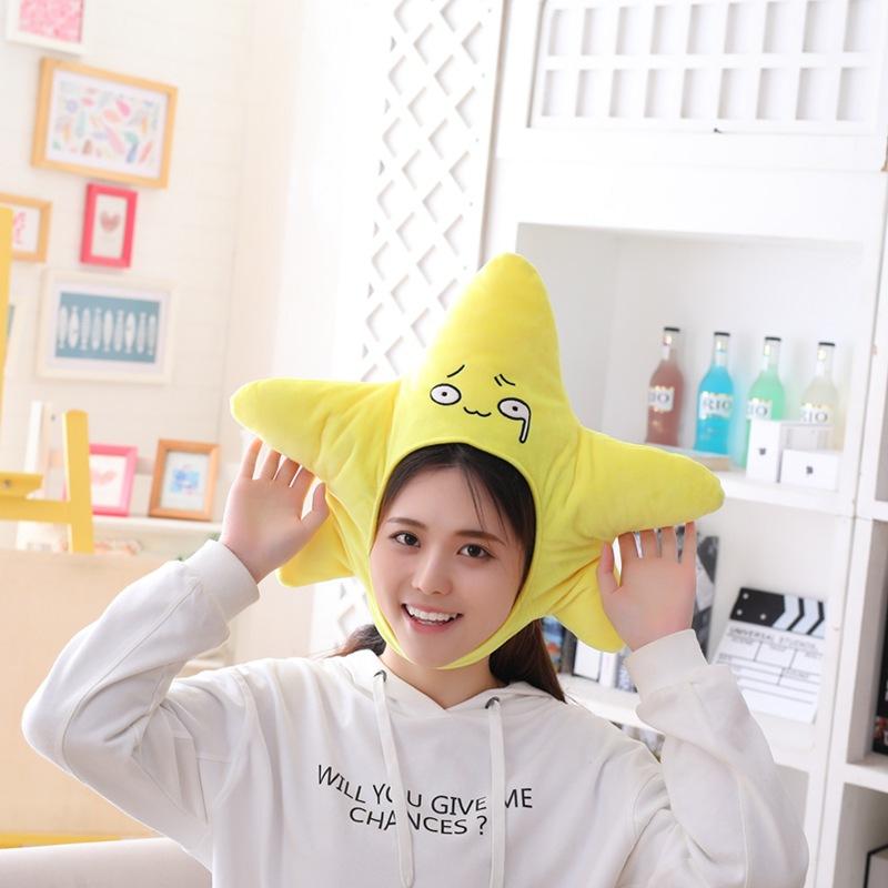 

Шляпа пентаграмма капюшон шляпа, фото реквизит фото реквизит мультяшный капюшон реквизит для выступления плюшевая шляпа 55*45CM0.2kg