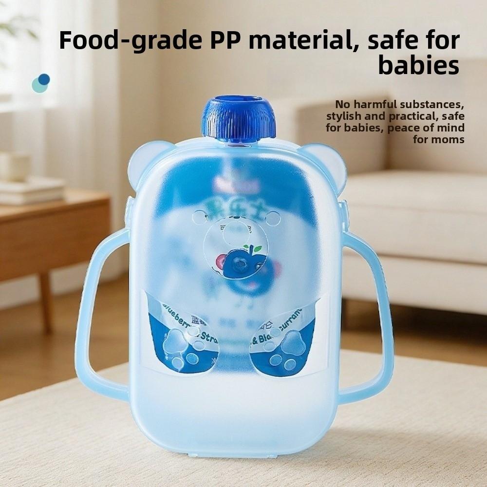 Anti-Squeeze Squeeze Pouch Holder Spill Proof Toddler Feeding Holder  Toddler Feeding