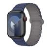 Compatible Silicone Magnetic Buckle Band for Apple Watch Series 1-11, Ultra 3, SE 3 Three-Bead Style