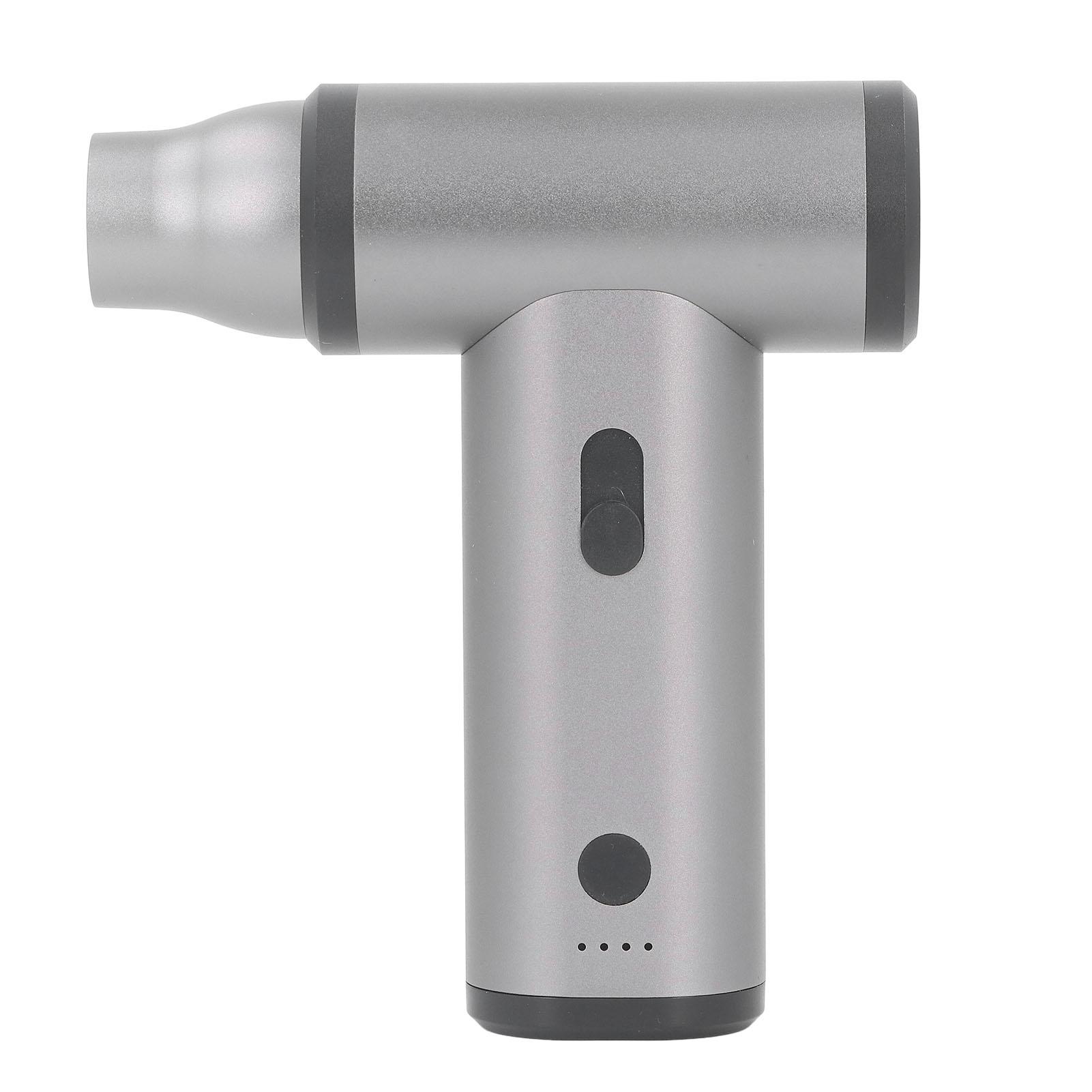 

Electric Air Duster 130000 Rpm Handheld Cordless Air Duster Blower 4000mAh Rechargeable Type C Fast Charge Computer Keyboard Pet світло-сірого кольору