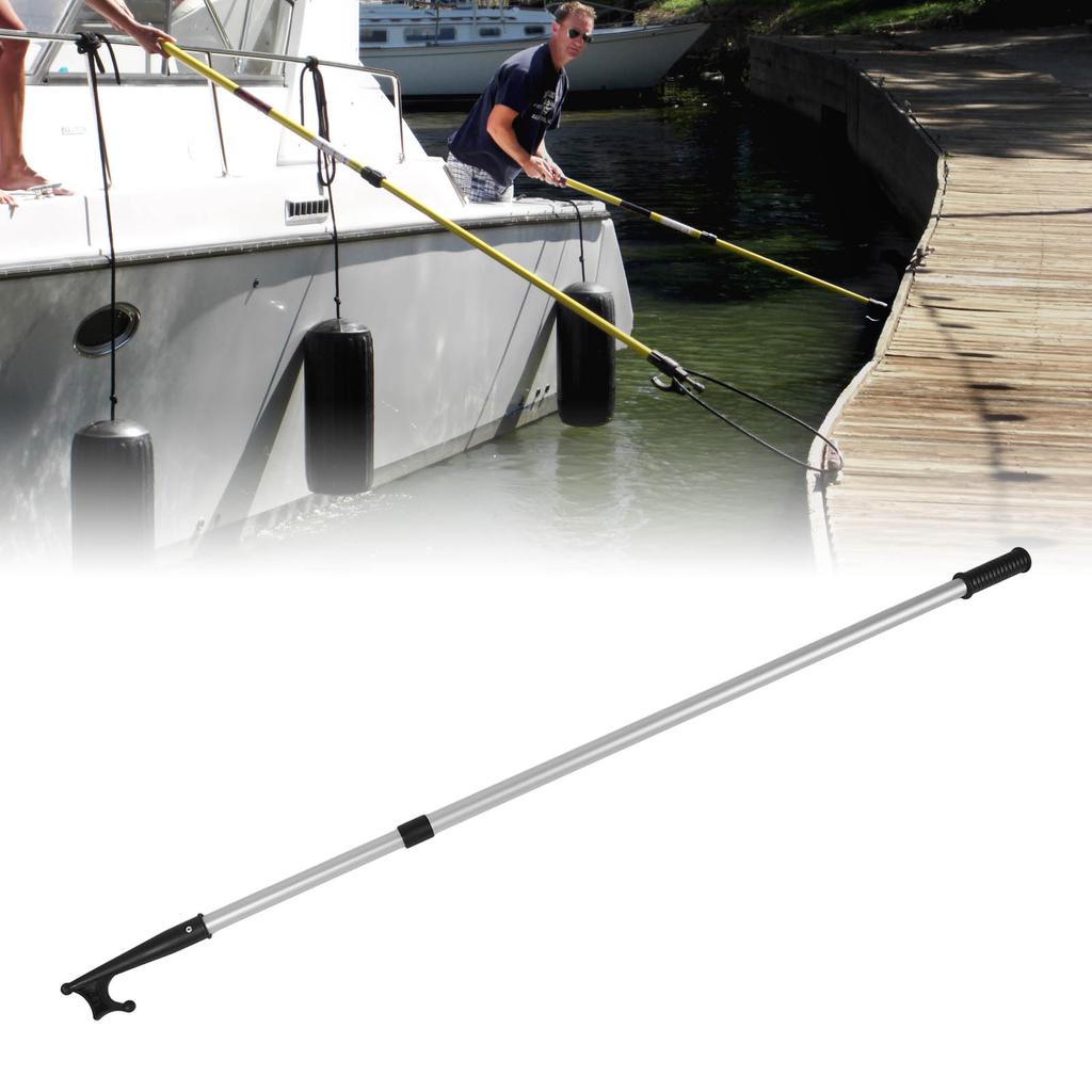 Boat Hooks Anti Slip Ergonomic Grip Sturdy Lightweight Telescoping Boat Hook for Ship Yacht