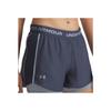 Under Armour Tech Play Up Comfortable Versatile Two-In-One Sports Shorts Women Shorts Storm-Gray 1389895-044