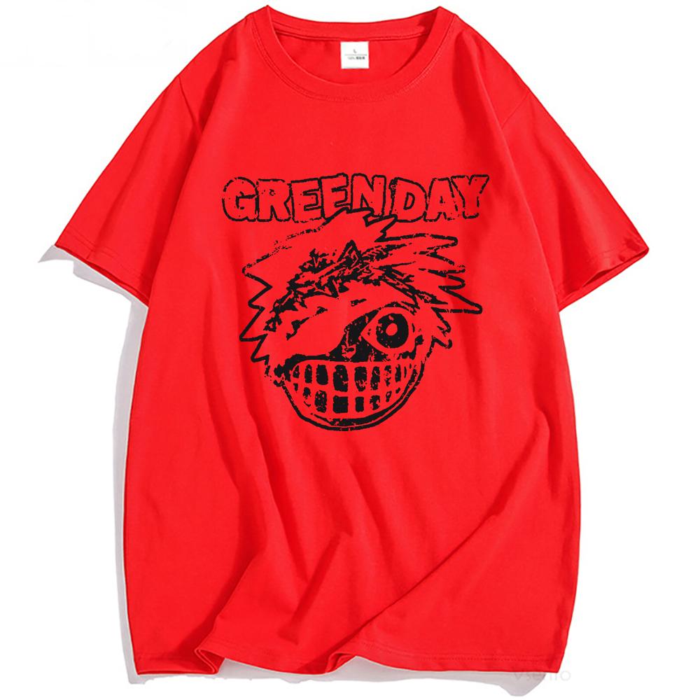 Bastard De Luxe Tee Green Day Rock Band Grunge T-shirt Short Sleeve Cotton Male Tshirts Unisex Streetwear Hip Hop Print Clothing