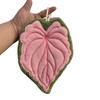 Plant Leaf Hanging Hand Towel for Kitchen and Bathroom