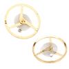 Gold Balance Wheel with Hairspring for For 2846 watch movement balance wheel For Watch Repairing
