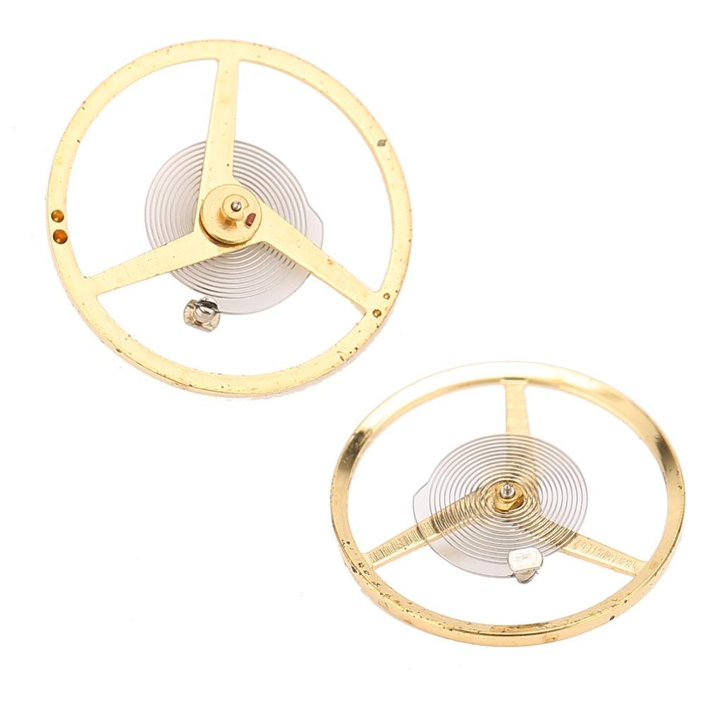 Gold Balance Wheel with Hairspring for For 2846 watch movement balance wheel For Watch Repairing