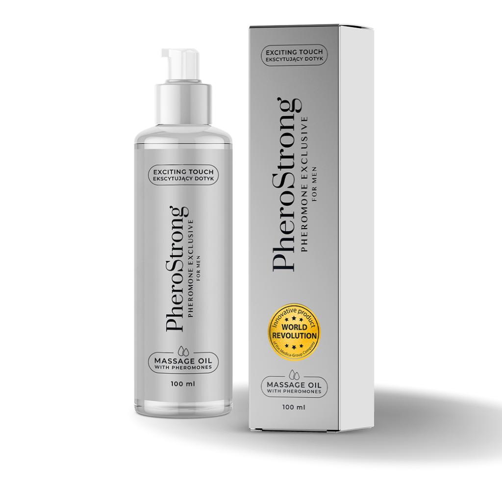 PheroStrong Exclusive for Men Massage Oil - Excite with Pheromones - 100ml