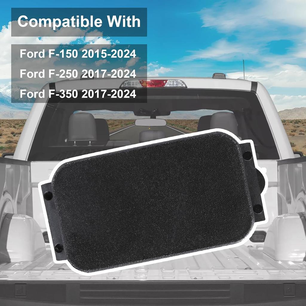 Truck Bed Rail Cap Plastic Bedrail ert Plug Box Stake Pocket Cover Compatible with Ford F150 2015-2024, F250 F350 2017-2024 Replace FL3Z99290D90AB