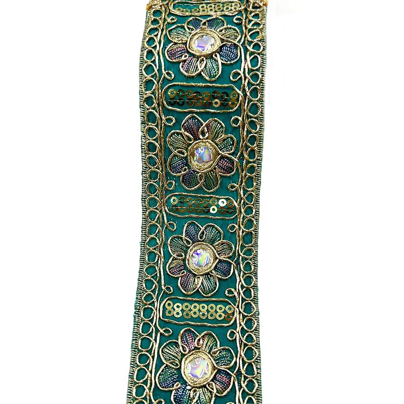 4.5cmx10Yards DIY Materials Bohemian Style Sewing Accessories Multi-Function Floral Embroidery Curtain Decor Multiple Colors