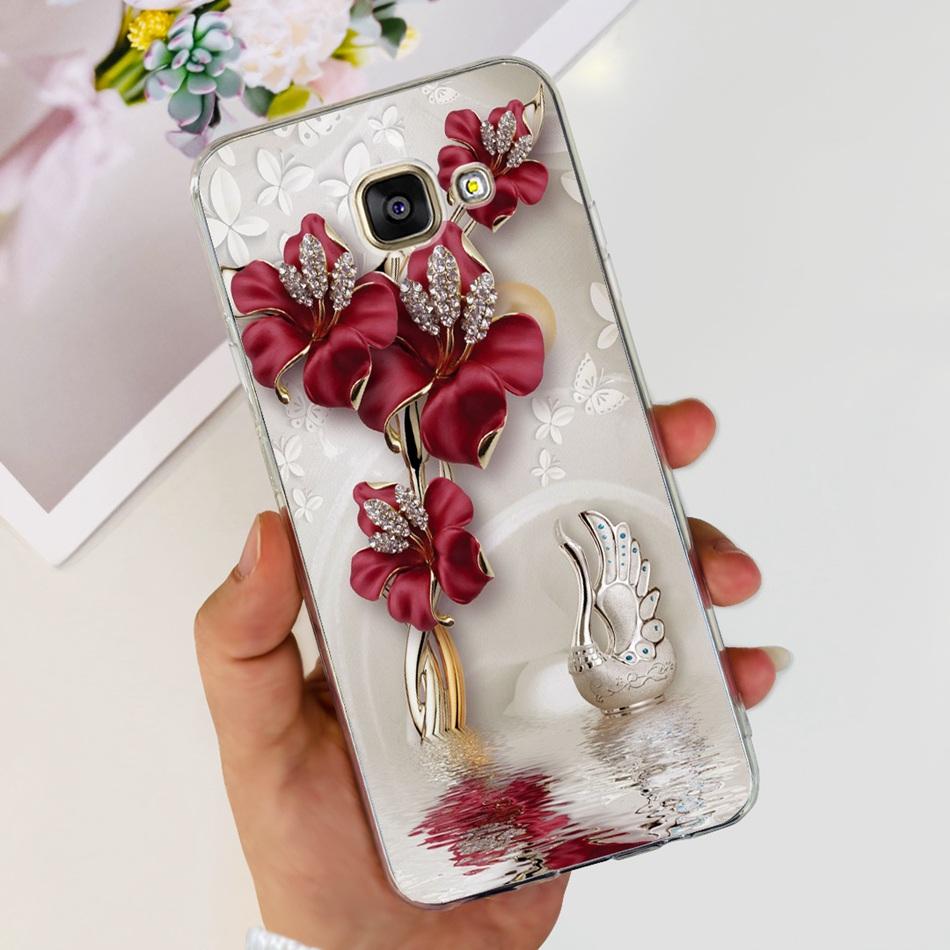 Pour Samsung Galaxy A5 2016 Coque Samsung A5 2017 2015 A500F A520F SM-A510F Impression Élégante Silicone Souple TPU Coque Arrière de Téléphone