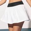 Sports Women Outdoor Running Fitness Quick-drying Tennis Clothing Contrasting Color Tennis Skirt Badminton White Quick-drying Skirt