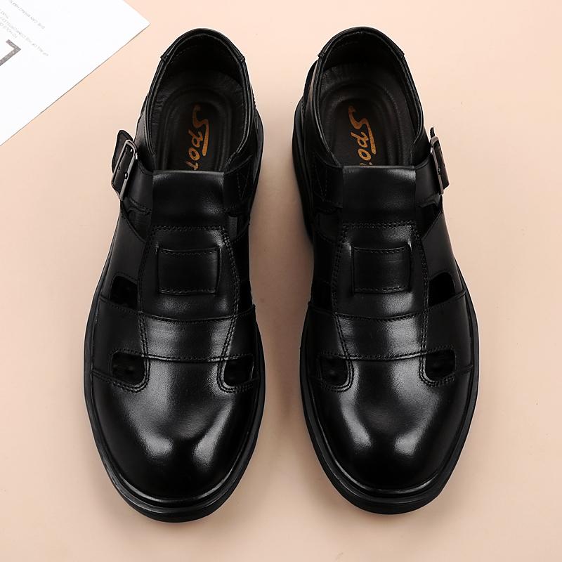 Модный бренд 2024Summer Hollow Натуральная кожа Уличная обувь для ходьбы Крутые — фото 6