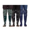 Rain Boots Rain Shoes Green Black Blue Men and Women Non-slip Extended Fishing Over Knee High Tube Involved In Planting Seedlings