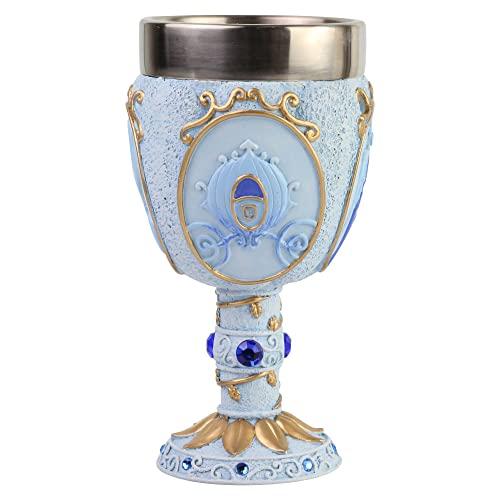 Enesco Disney Showcase Cinderella Castle Goblet Cup Decorative Chalice, 7.09 Inch, Multicolor