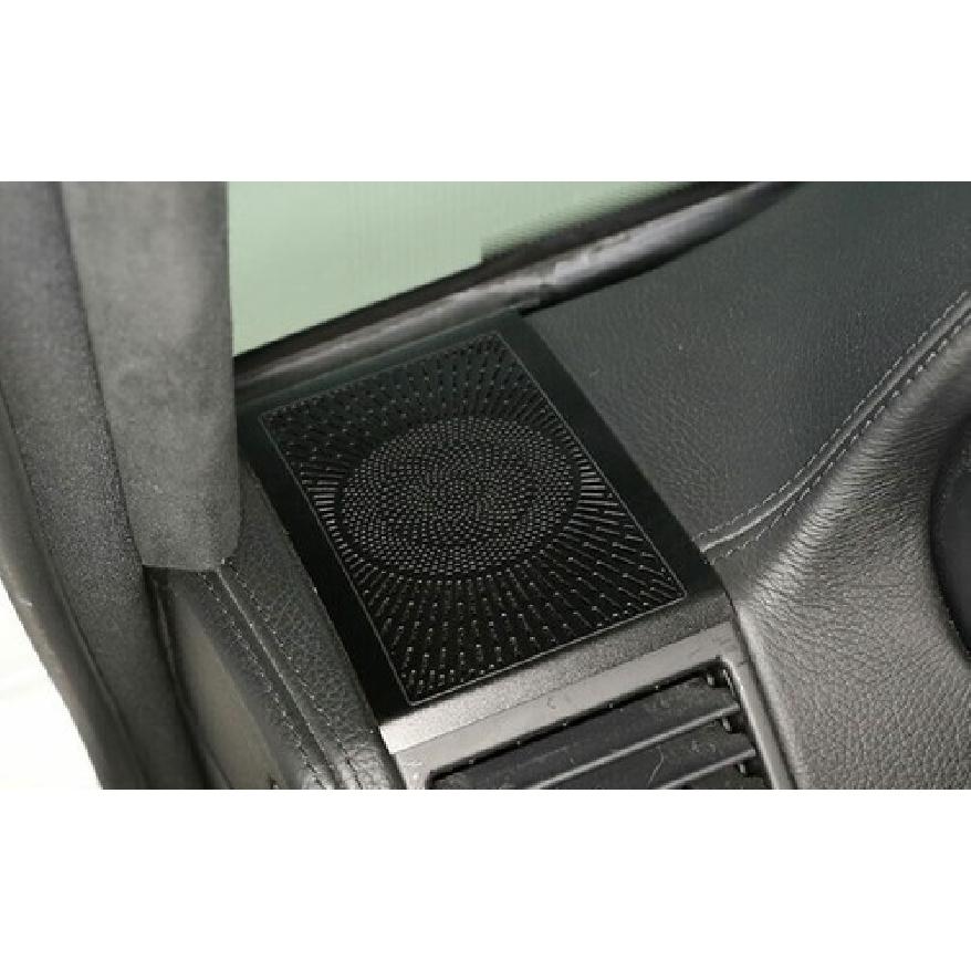 Black Aluminum Frame Trim 2004-2018 Console Dashboard Speaker For Benz G-Class