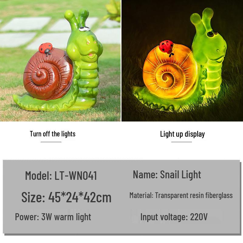 LED Resin Simulated Turtle, Raccoon, Toucan, and Parrot Outdoor Landscape Animal Lights